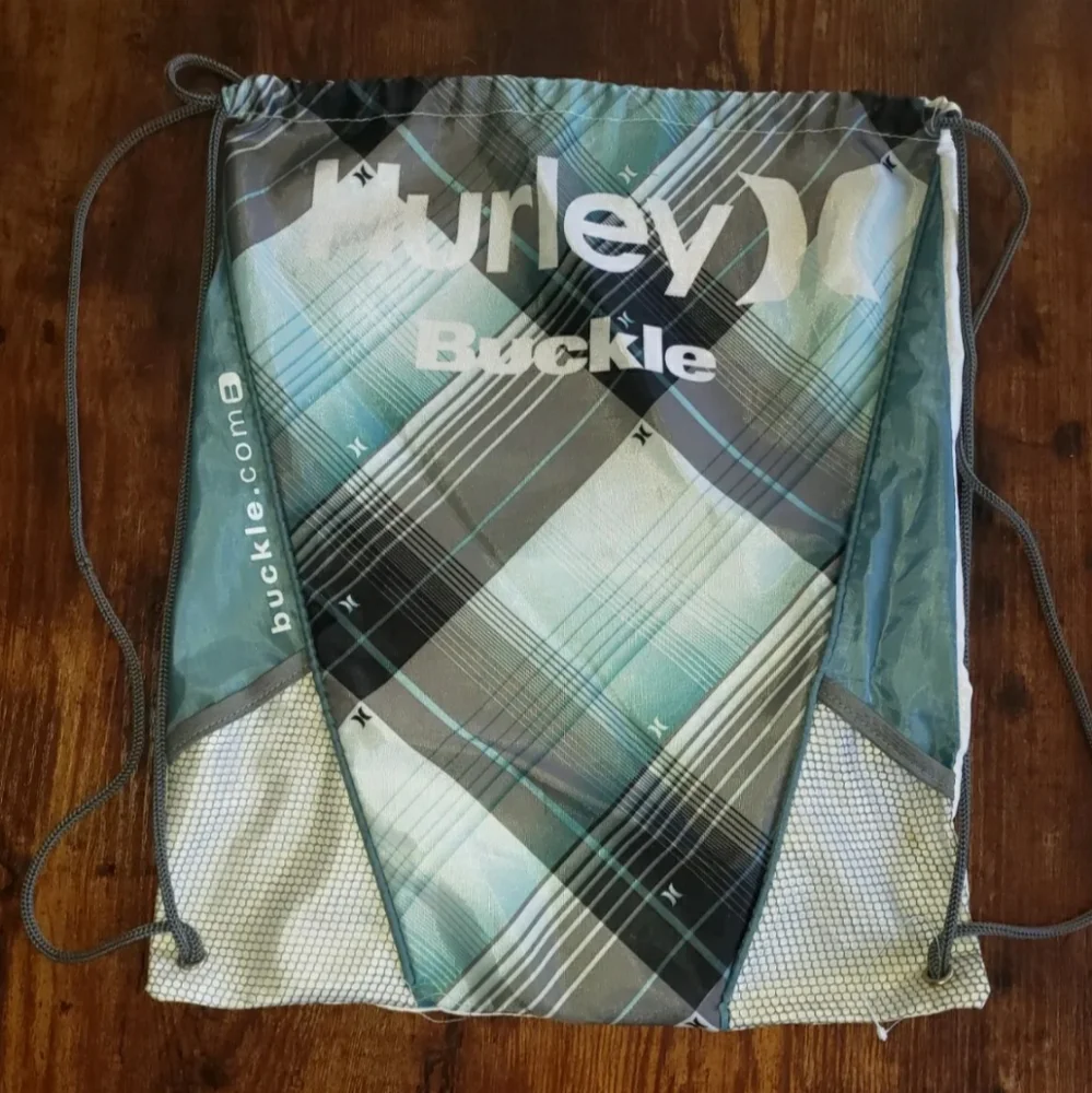 NEW Hurley Drawstring Printed Gym Sack